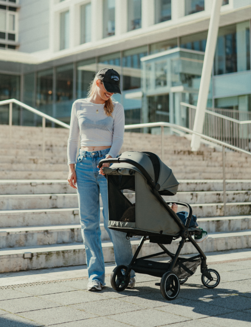quax buggy stroller easyflod moss