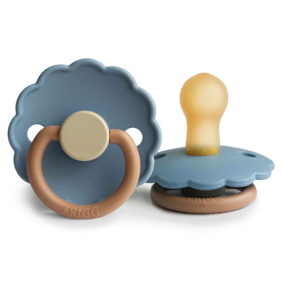 frigg daisy silicone pacifier 0-6m 1-pack breeze