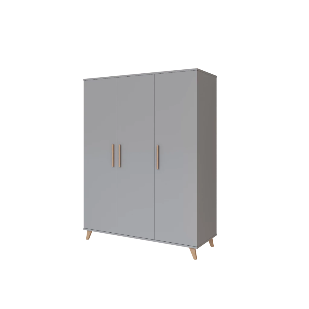 faktum flip grey wardrobe xl nursery storage cabinet