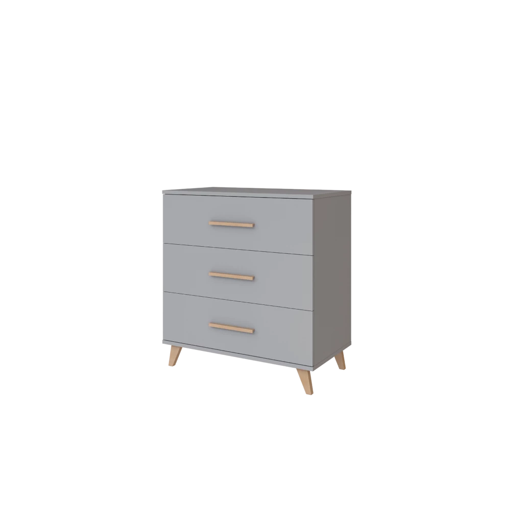 faktum flip grey chest of drawers nursery dresser