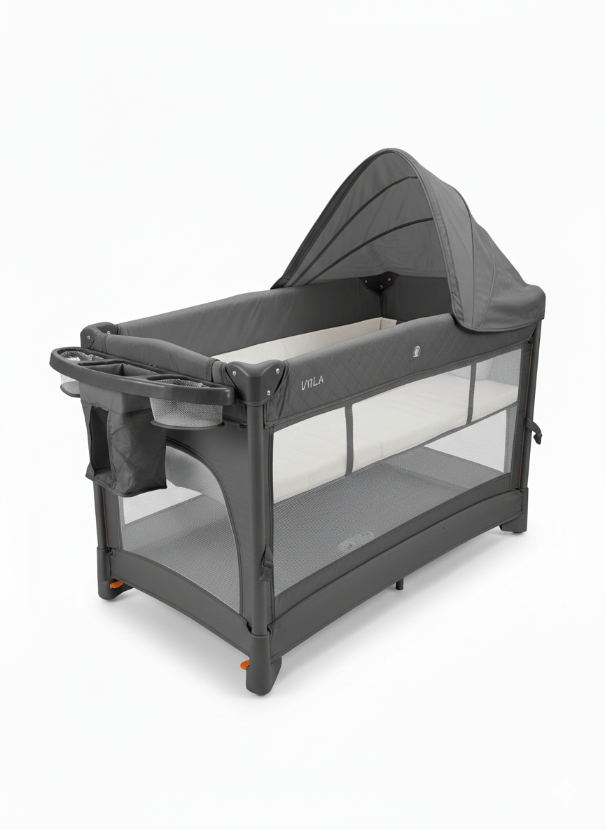 Miila 3-in-1  Magic Fold Baby Playpen & Bassinet – Portable & one hand fold