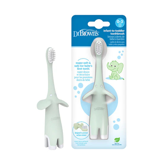 dr browns infant to toddler toothbrush mint soft bristle