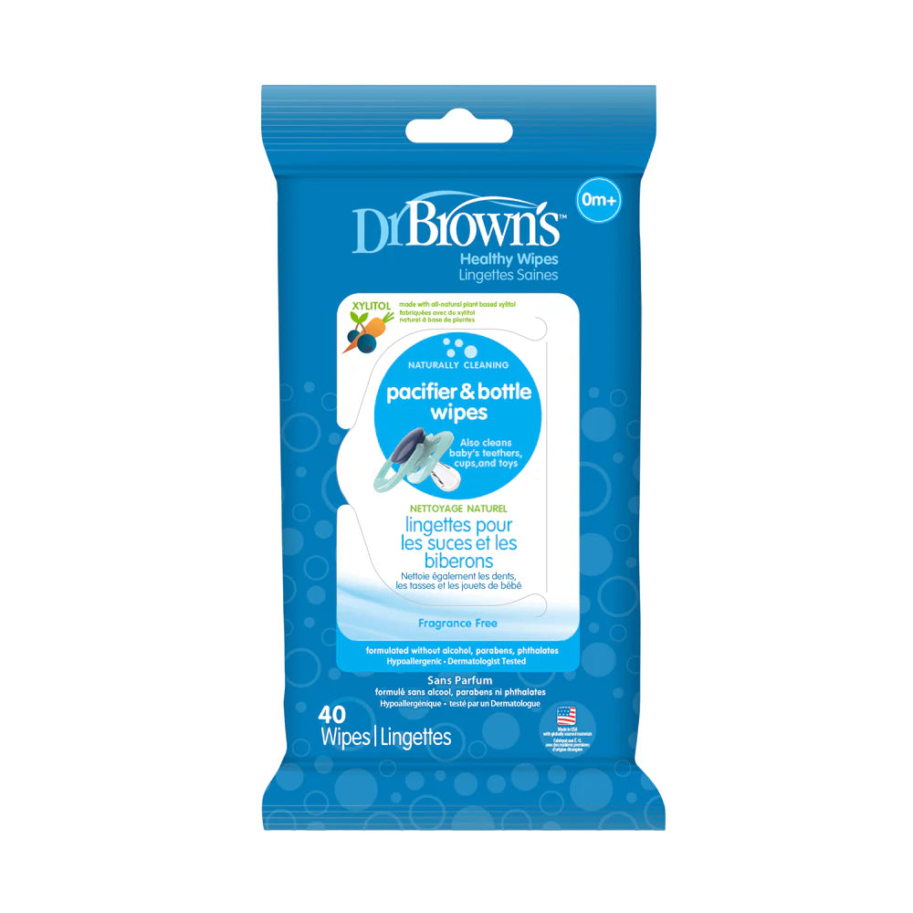 dr browns pacifier and bottle wipes 40 pack cleaning wipes