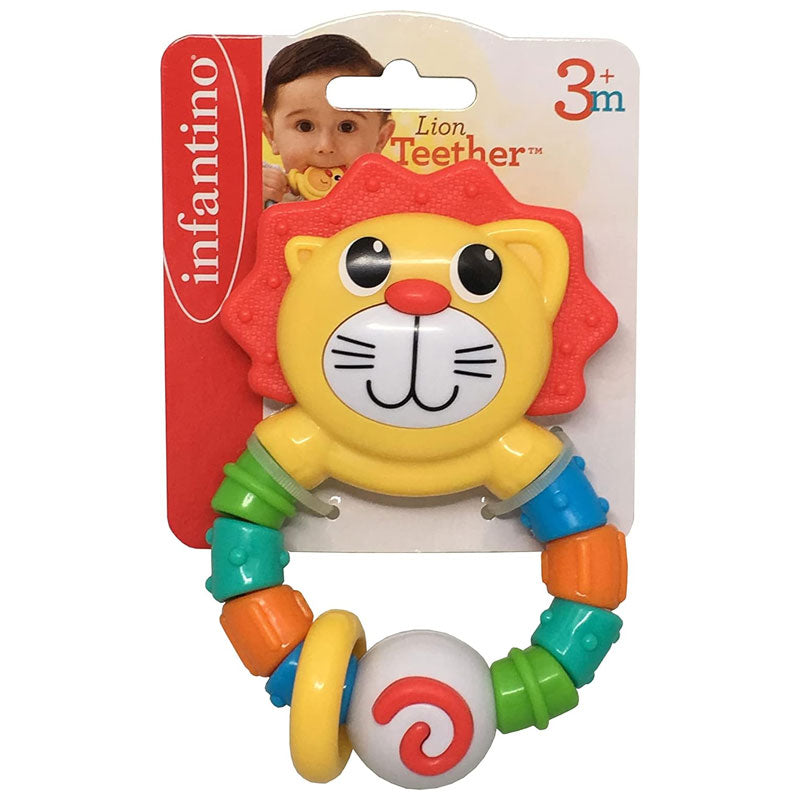 infantino lion teether