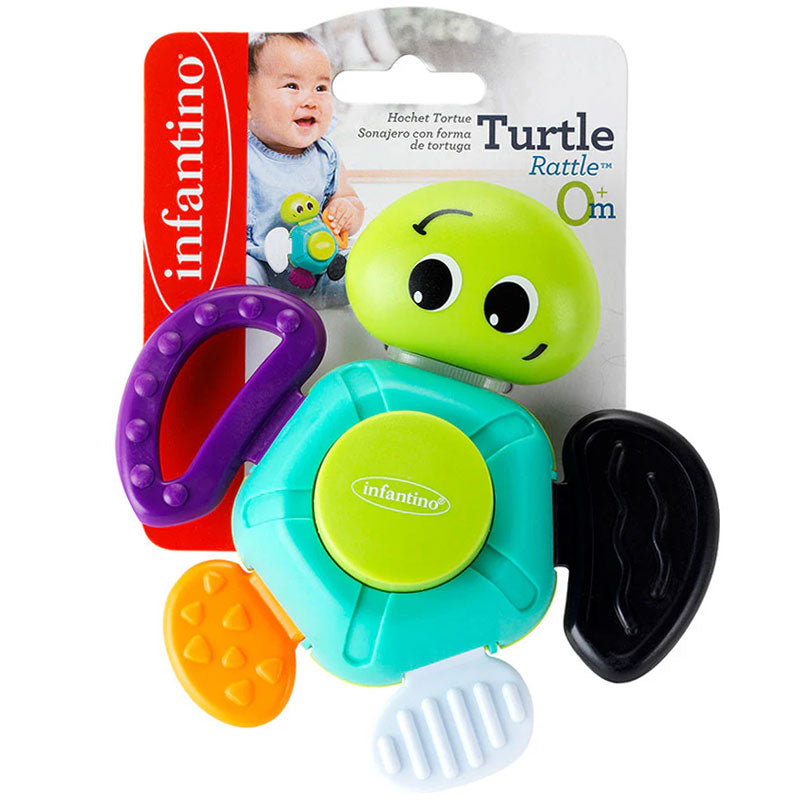 infantino turtle rattle