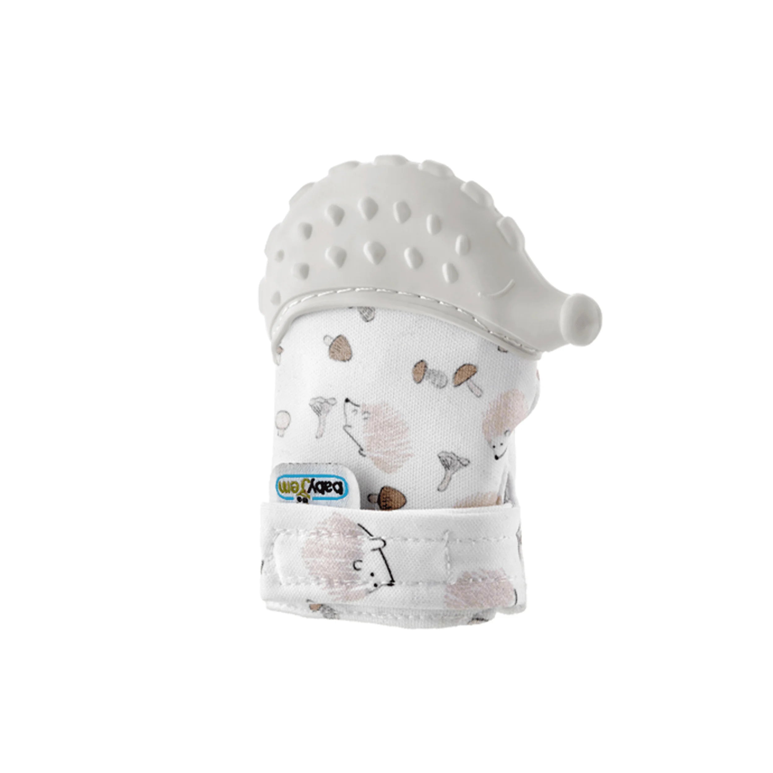 babyjem teethering gloves/hedgehog ecru