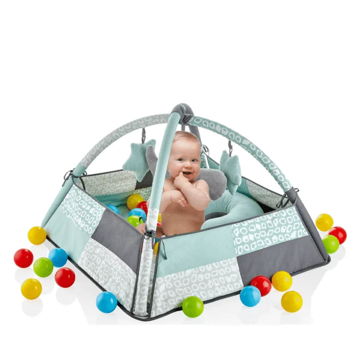 babyjem green play mat with balls
