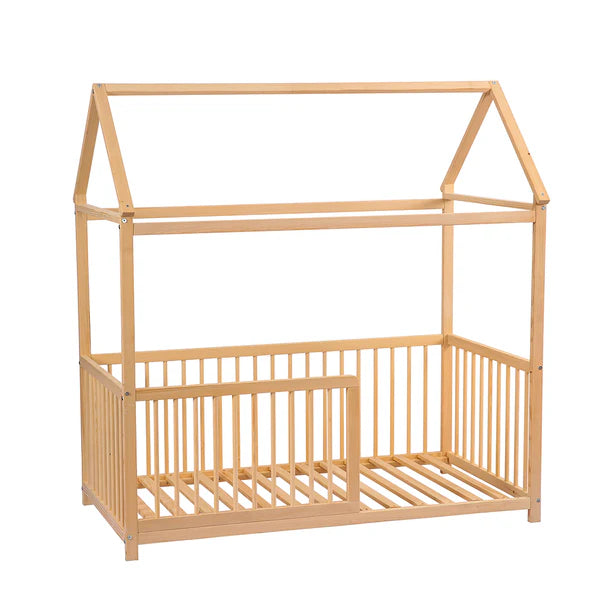 kukka wooden house bed 140x70cm kids toddler bed