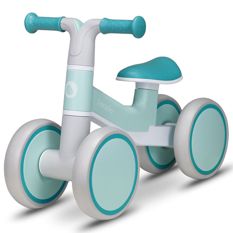 lionelo villy balance bike green turquoise kids balance bike