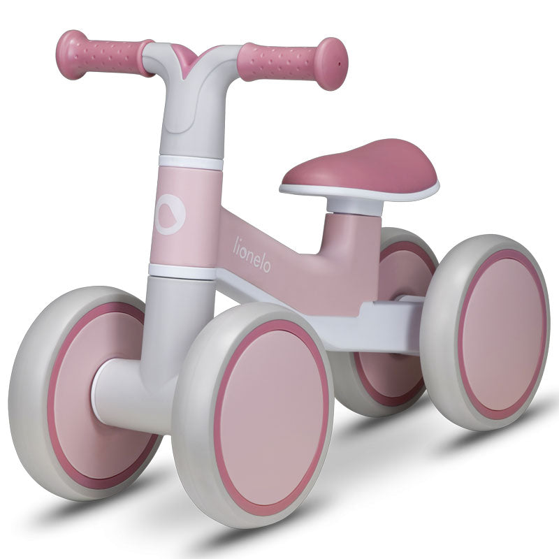 lionelo villy balance bike pink rose kids balance bike