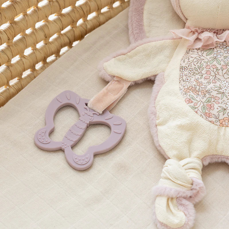 Moonkie Bunny Baby Lovey - Security Blanket & Sensory Toy