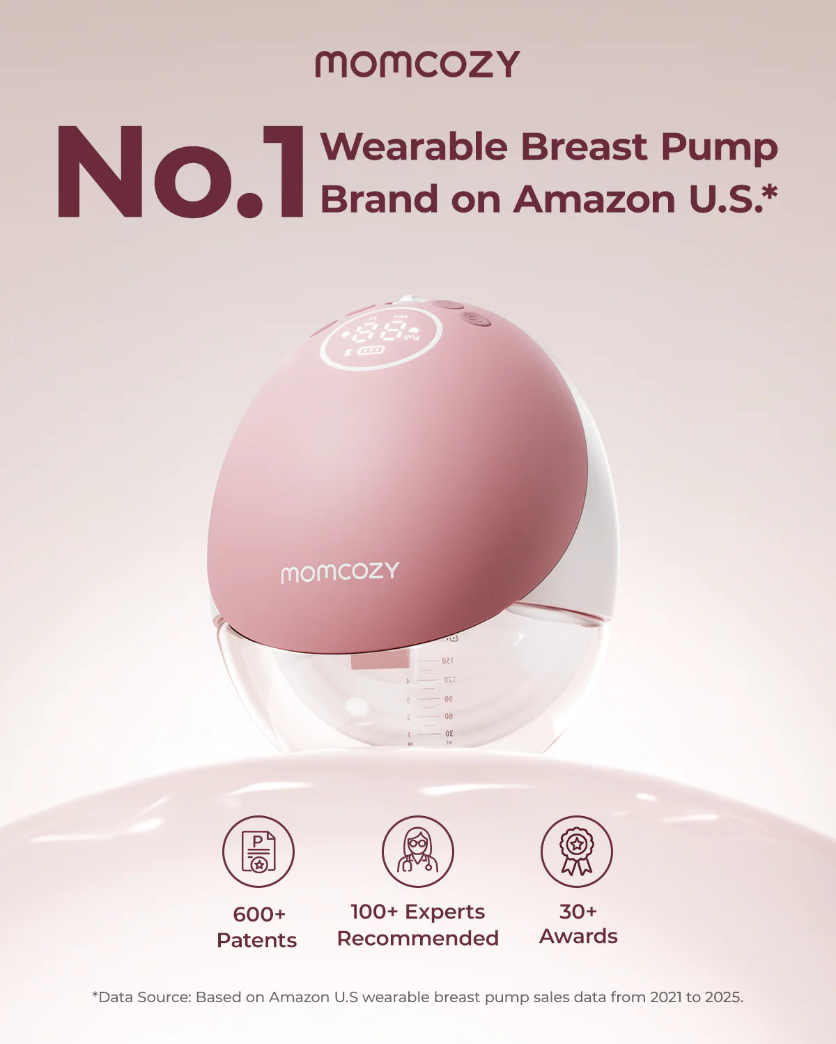 momcozy m9  double -red mobile flow breast pump