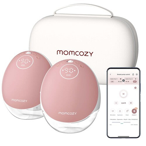 momcozy m9  double -red mobile flow breast pump