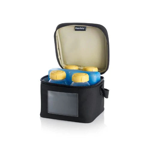 medela breast milk cooler bag with ice pack storage bag