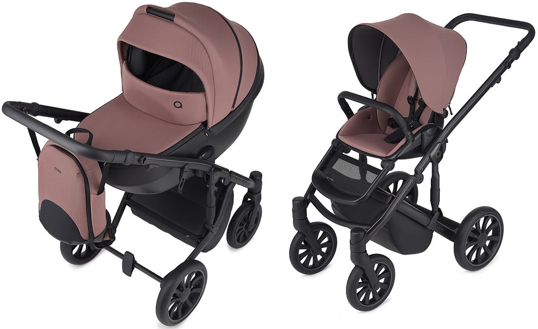 anex sport m type stroller mocco 2 in 1 baby stroller and carrycot brown
