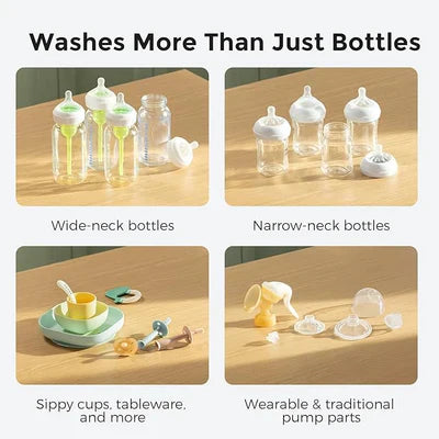 Momcozy 3-in-1 Baby Bottle Washer - Automatic Sterilizer & Dryer for Pump Parts