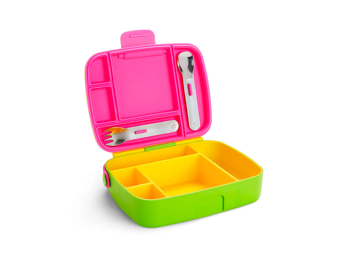 munchkin lunch bento box yellow