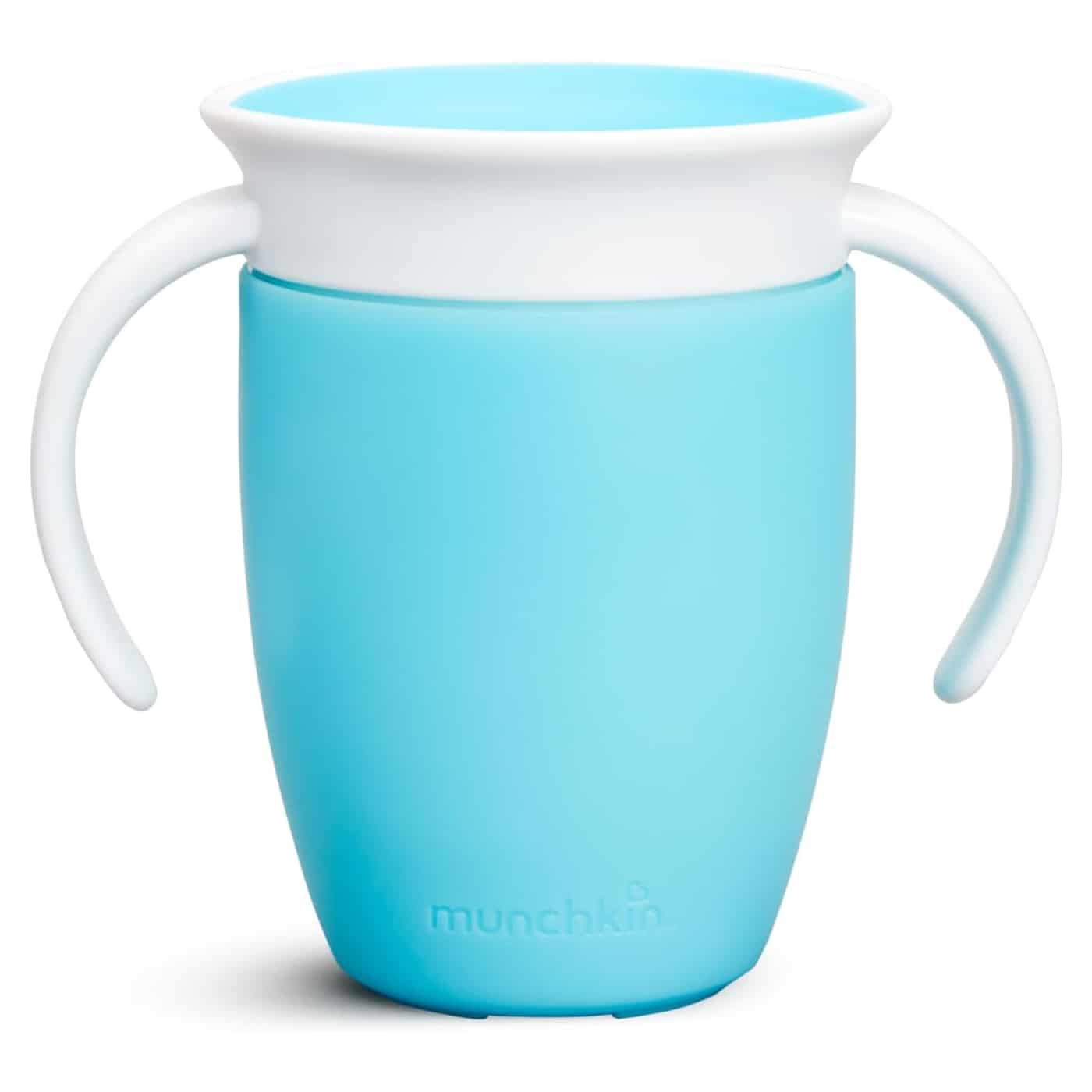 munchkin trainer cup with lid 7oz blue toddler training cup