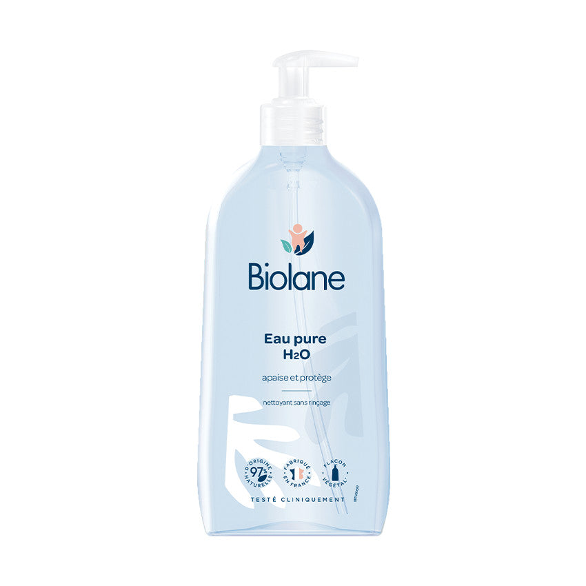 biolane cleansing water h2o 350ml no rinse baby cleanser