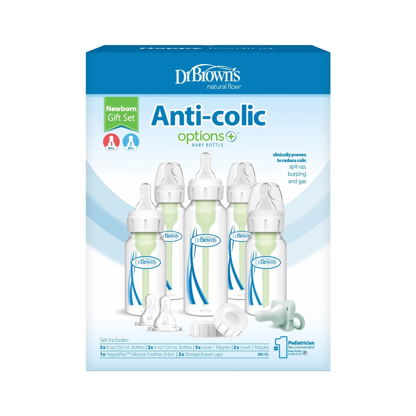 dr browns narrow neck newborn gift set baby bottle starter set
