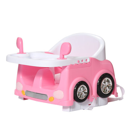 spuddies child car booster seat pink kids car seat