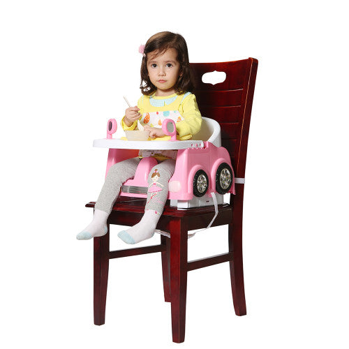 spuddies child car booster seat pink kids car seat