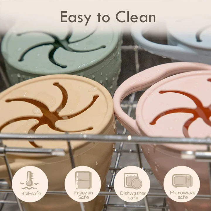 Moonkie Silicone Snack Cup – Spill-Proof