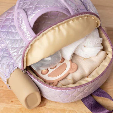 Moonkie Hug & Go Toddler Plush Backpack Lilac The Unicorn