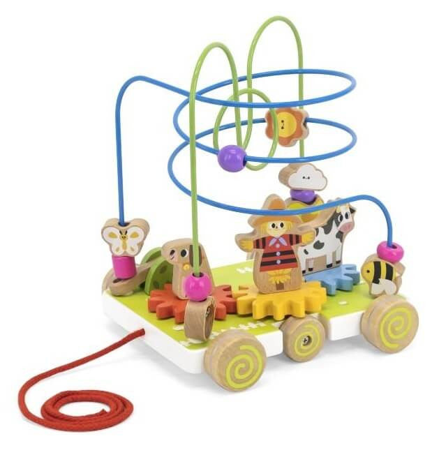 Viga Pull Along With Bead Maze And Turning Gears