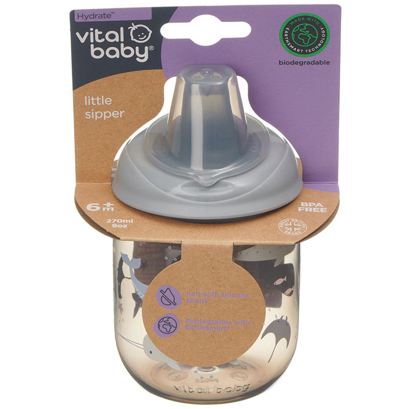 vital baby natural storm little sipper cup 270ml toddler training cup