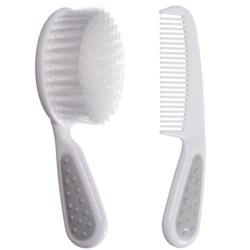 vital baby protect baby hair brush and comb set soft bristle