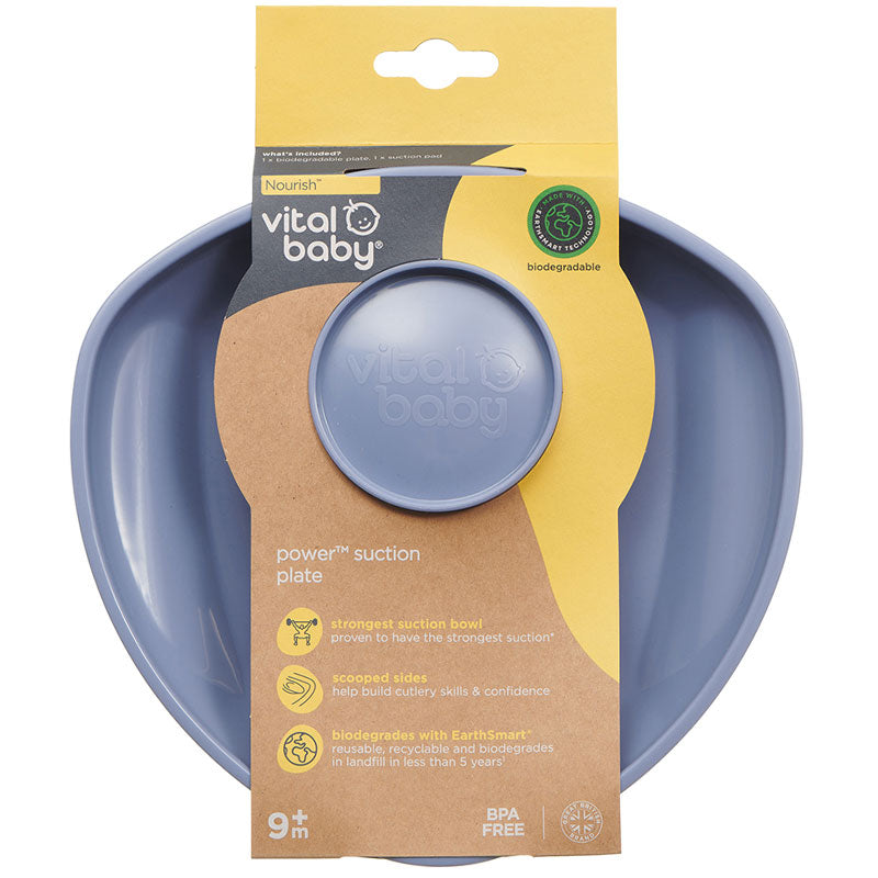 vital baby  power suction plate - assorted