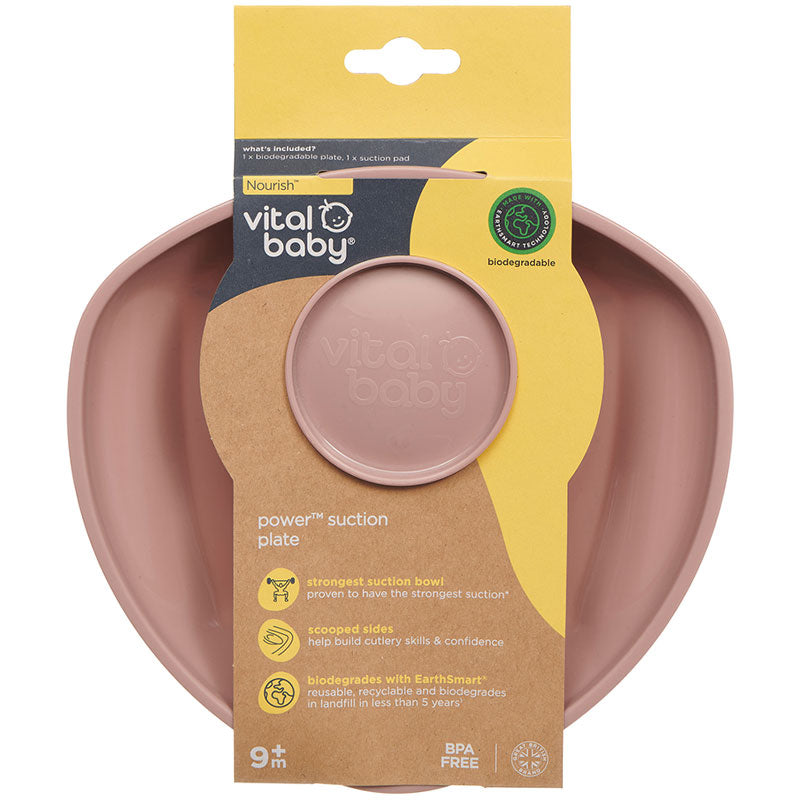vital baby  power suction plate - assorted