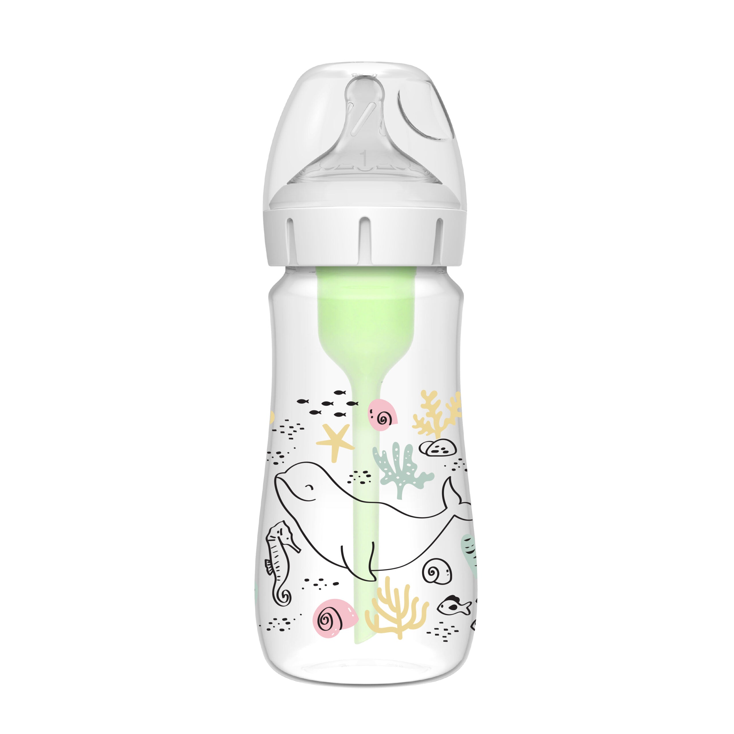 dr browns options+ baby bottle 270ml ocean anti colic