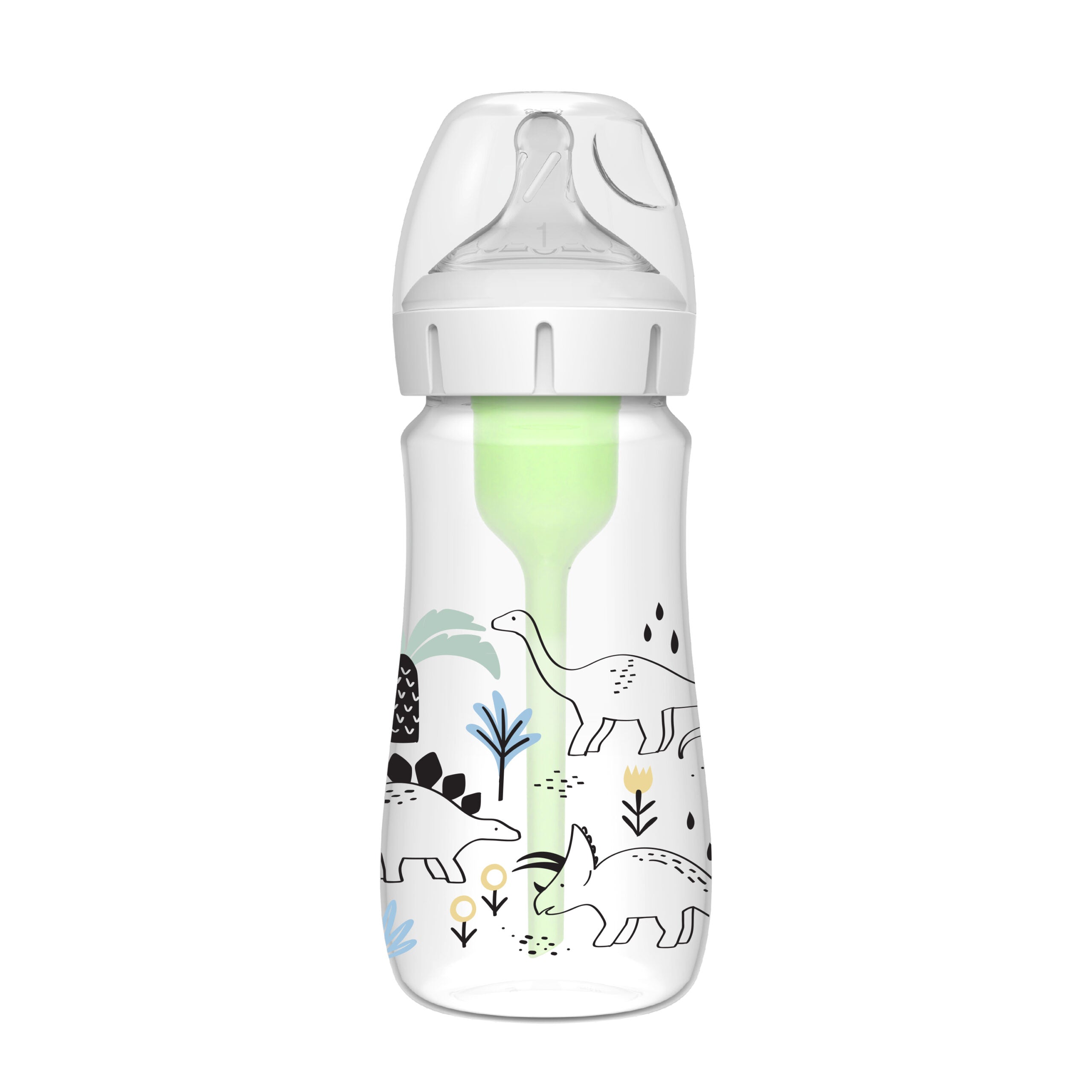 dr browns options+ baby bottle 270ml multi dino anti colic