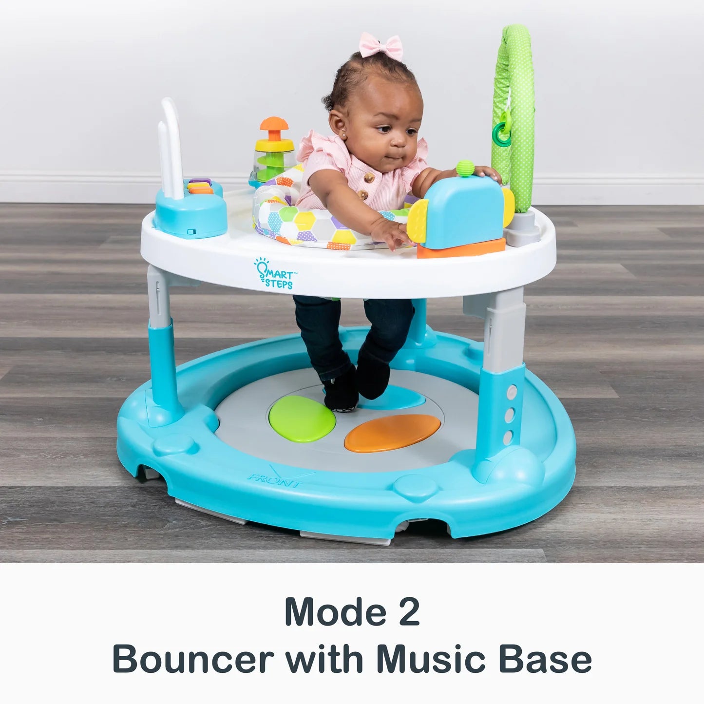 Baby Trend Smart Steps Bounce N’ Dance 4-in-1 Activity Walker – Infant Activity Center