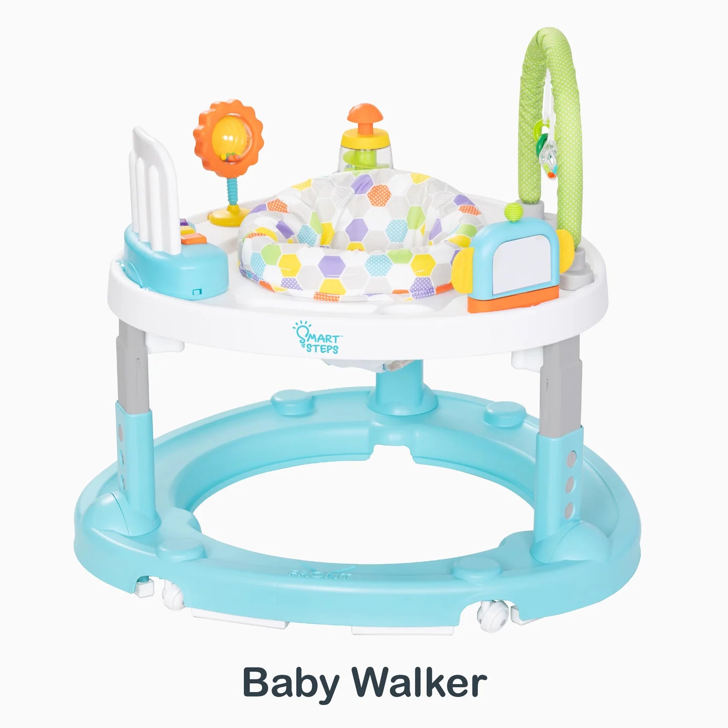 Baby Trend Smart Steps Bounce N’ Dance 4-in-1 Activity Walker – Infant Activity Center