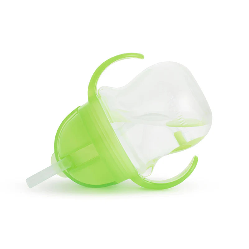 munchkin tip and sip trainer cup 7oz green toddler training cup