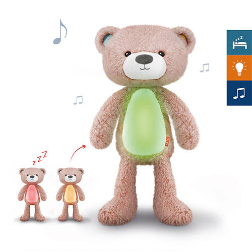 zazu brody teddy bear sleep trainer night light and sound machine