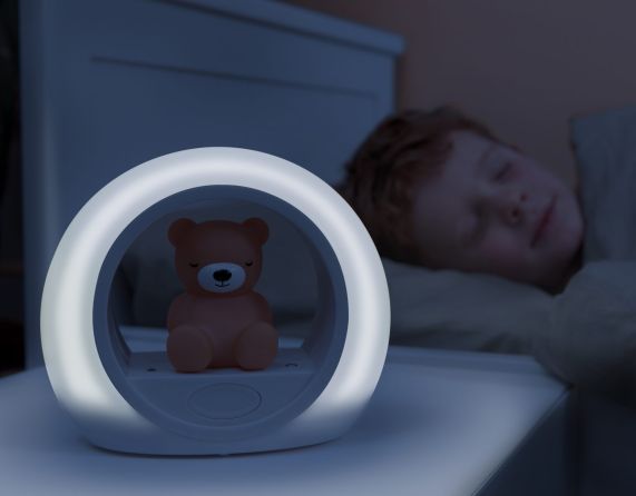 zazu billy night light with dimmable light and voice sensor