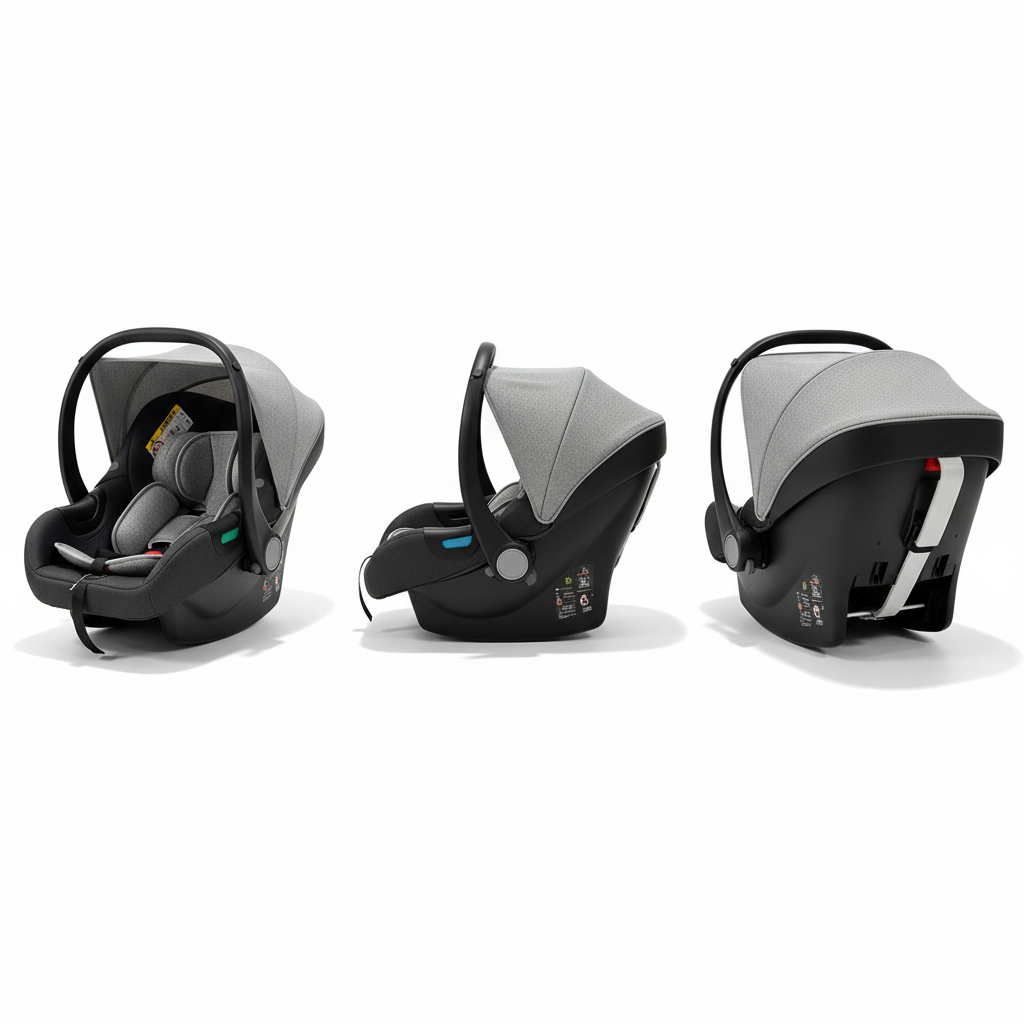 Miila Prime Car Seat 0+ Group Black Infant Safety NO BASE