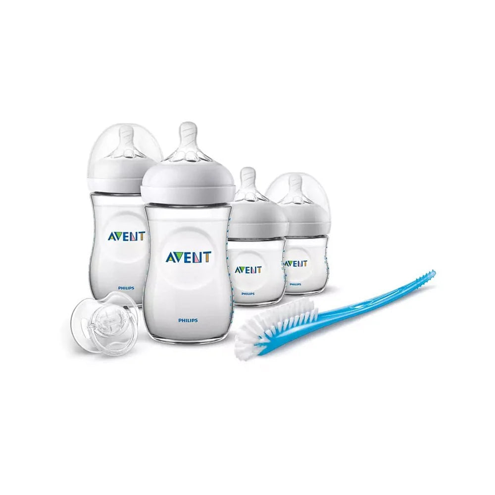 philips avent natural newborn starter set 6 piece baby bottle set