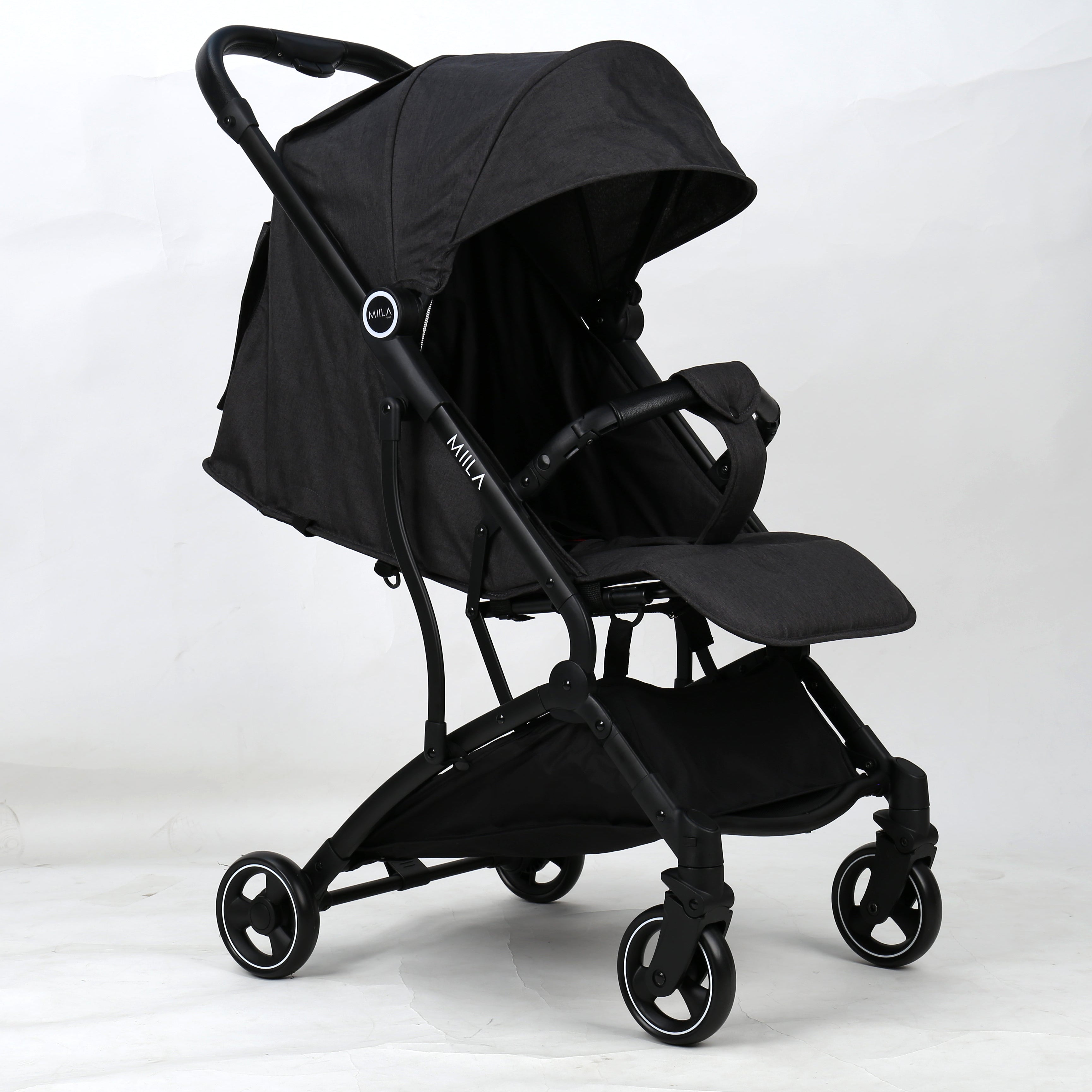 Miila Travel Stroller and Adapter - Black