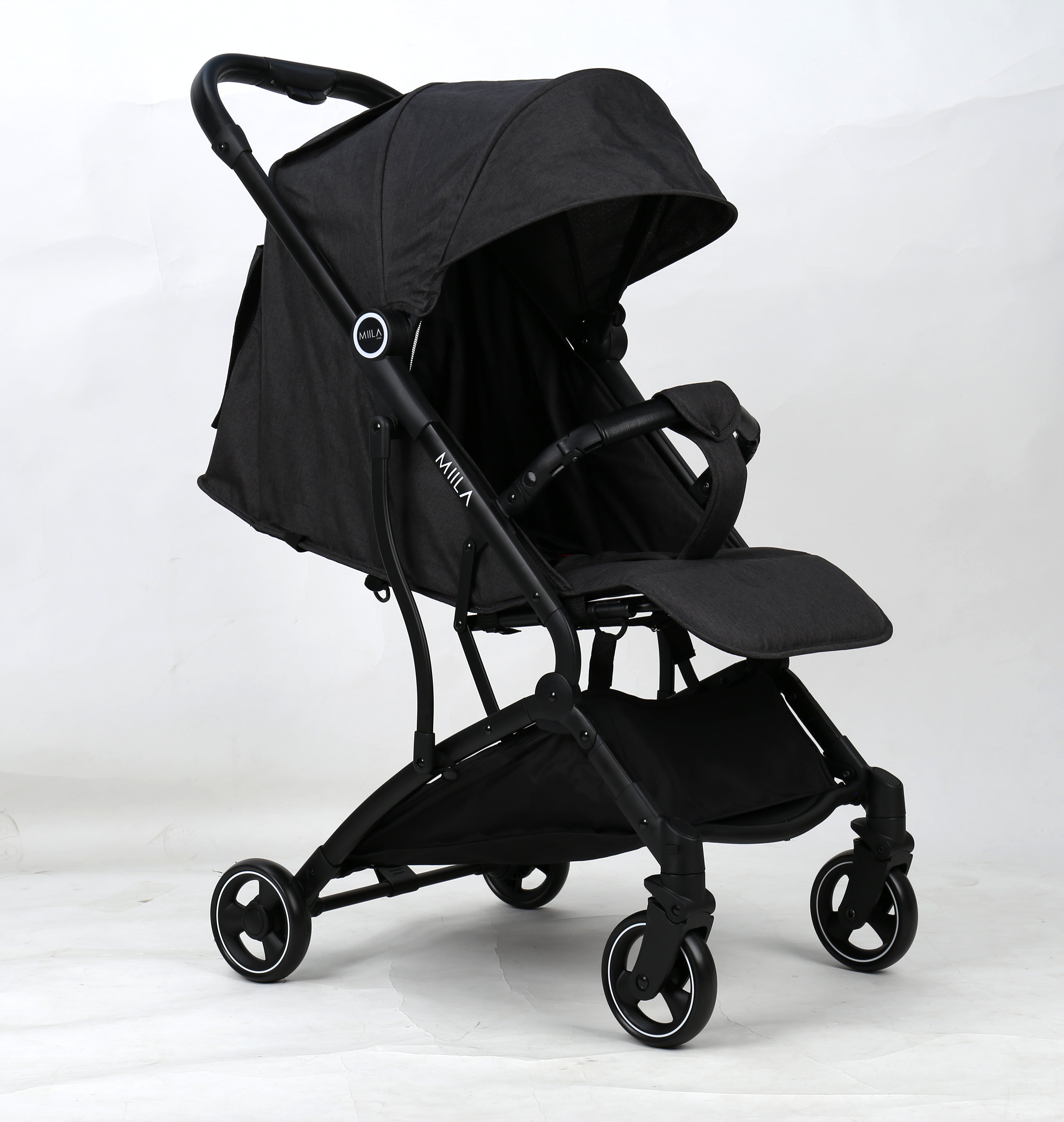 Miila Travel Stroller and Adapter - Black