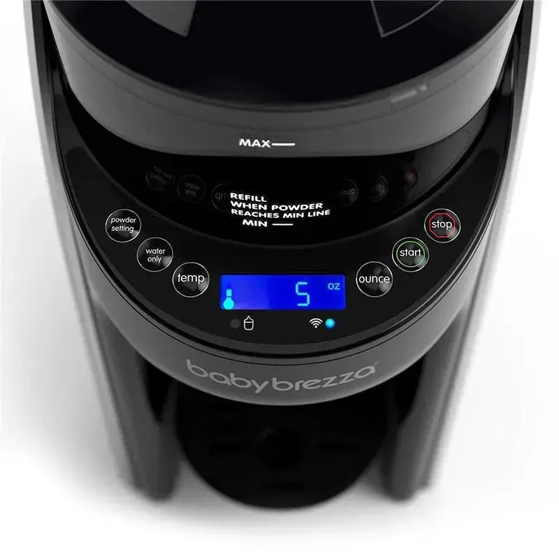 baby brezza formula pro advanced with wifi black automatic formula maker