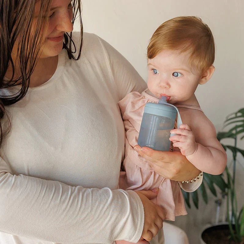 Moonkie Silicone Training Cup with Straw