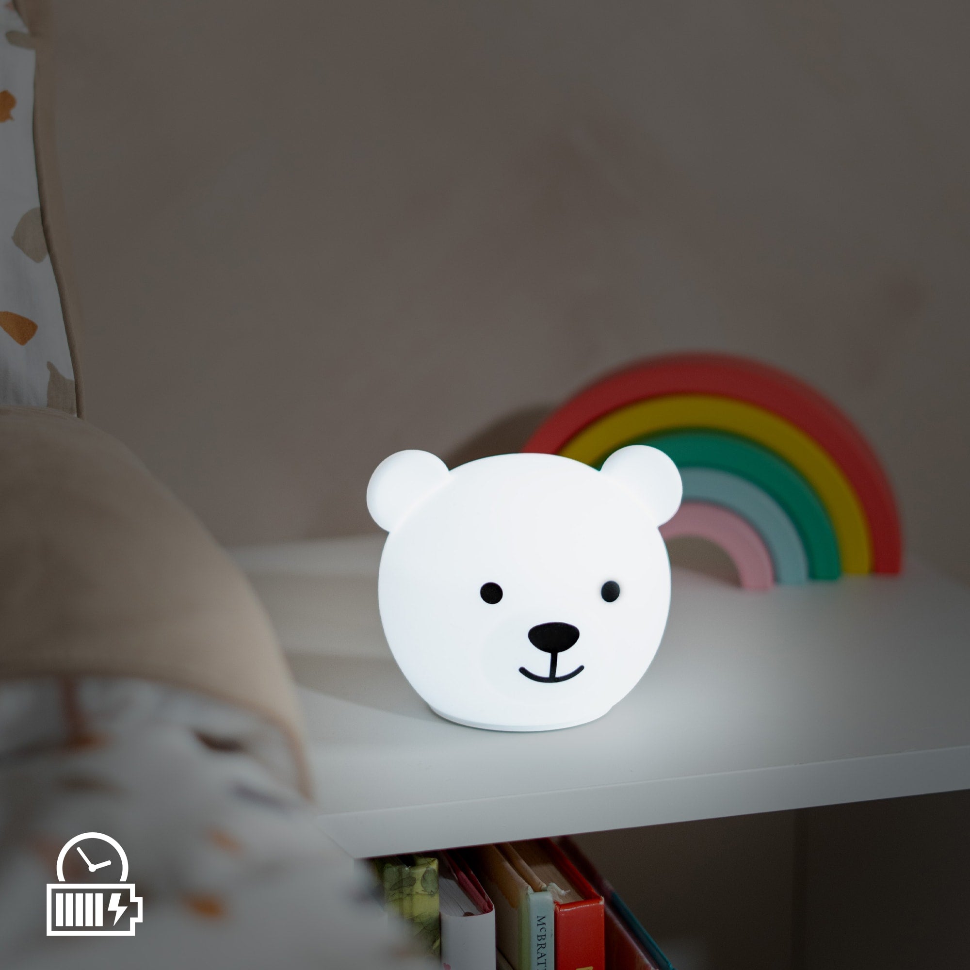 zazu bor bear silicone night light rechargeable baby lamp