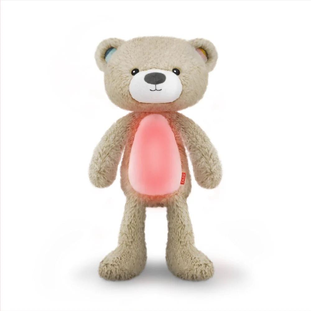 zazu brody teddy bear sleep trainer night light and sound machine