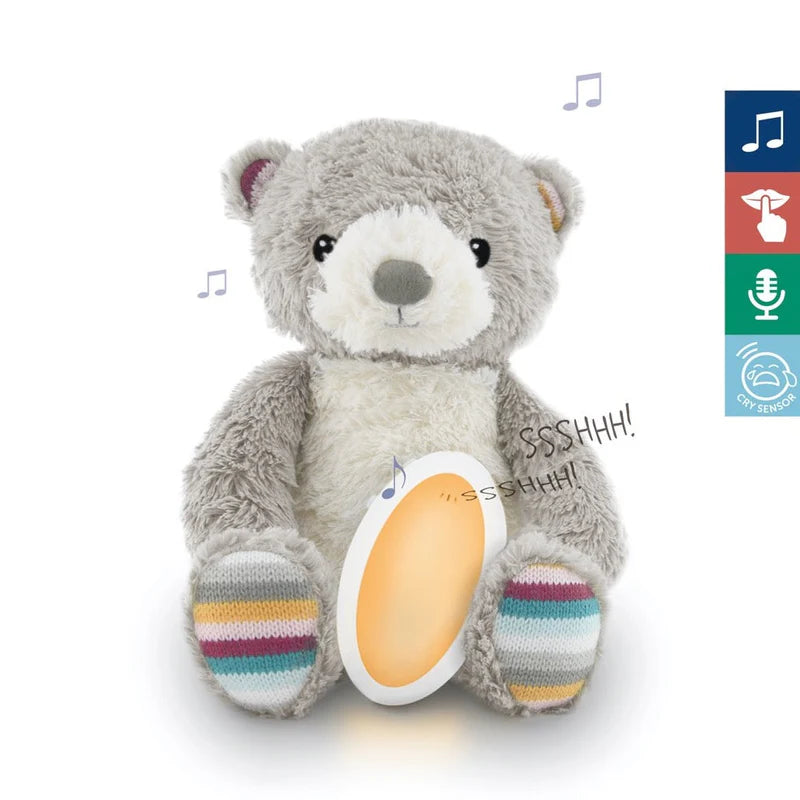 zazu bruno plush sleep soother with sound machine and night light