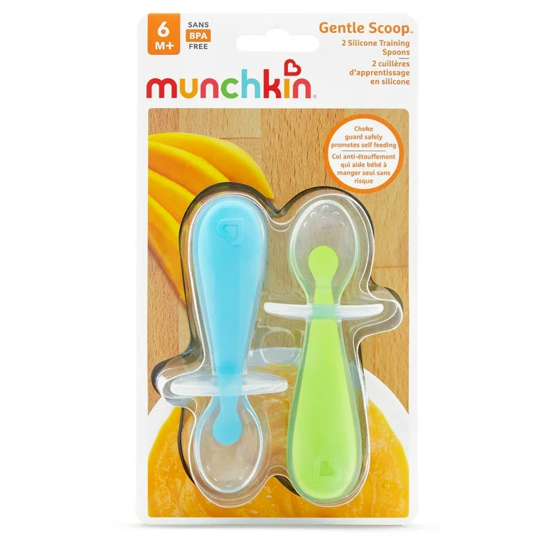 munchkin 4pk gentle scoop spoons bu*gn
